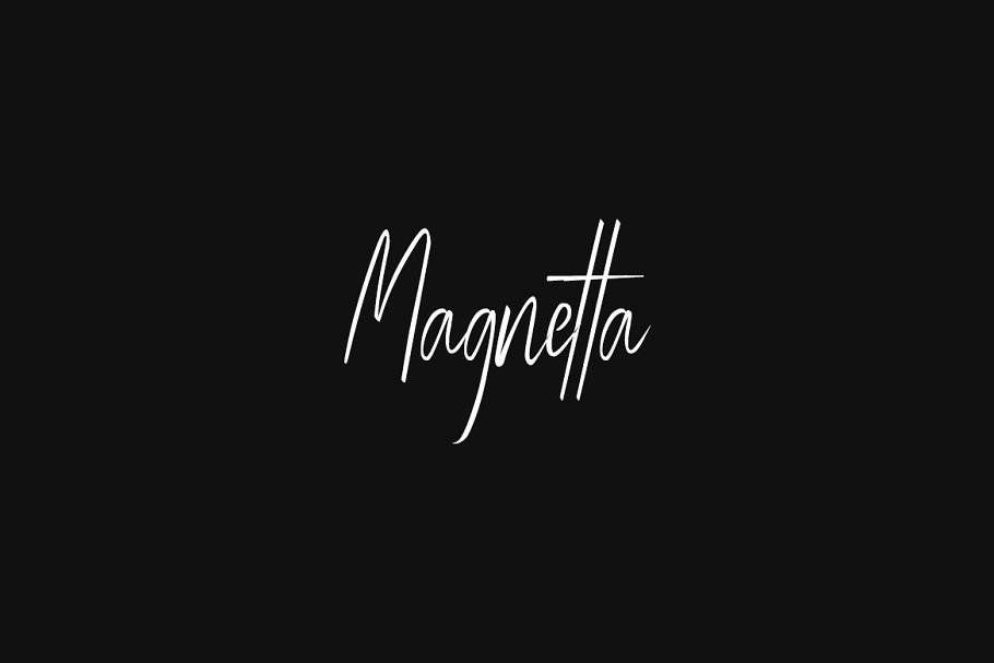 Schriftart Magnetta